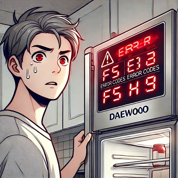 ارورهای رایج یخچال دوو